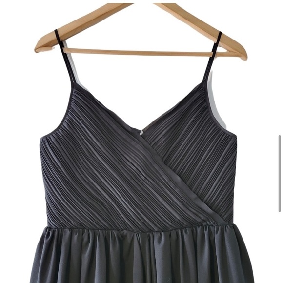 Banana Republic Strappy Crossover V-neckline Pockets Mini Dress Black Size  6. - Picture 6 of 9